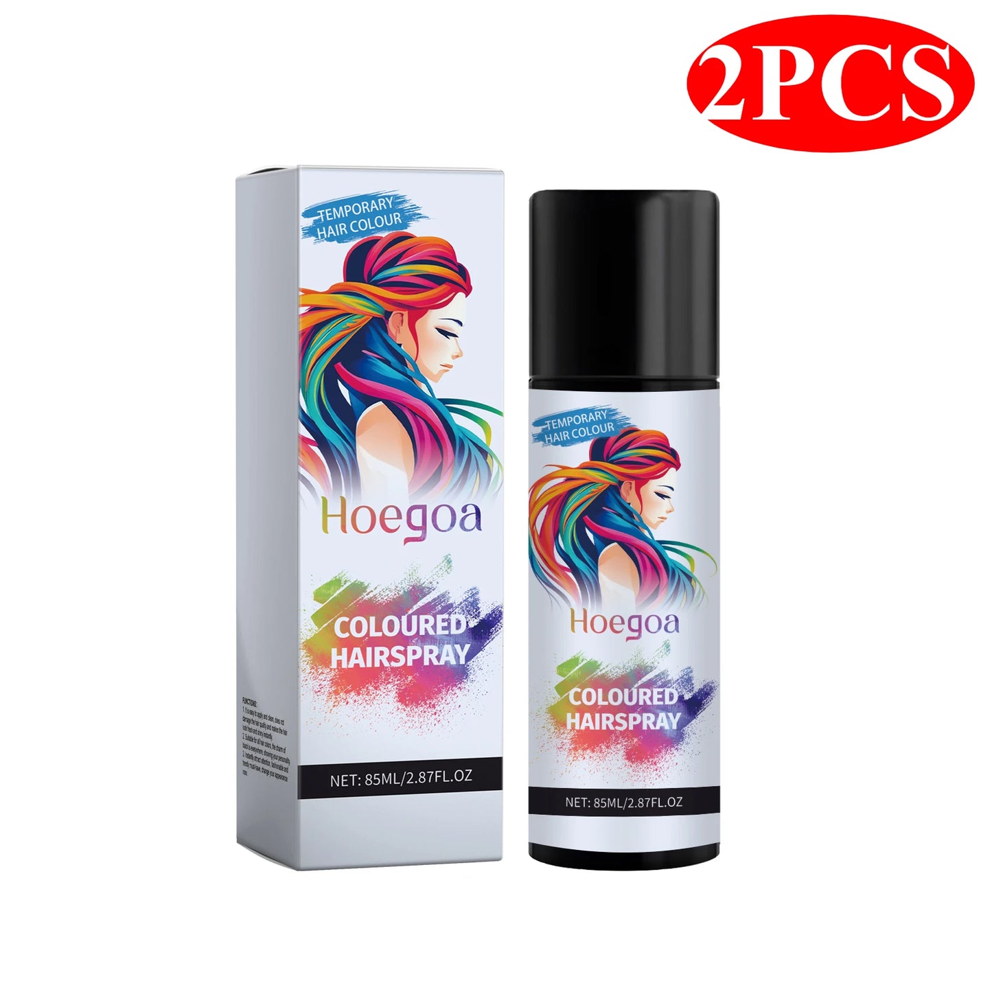 Temporary Hair Dye Spray Fast Remove White Grey Hair Back To Black Coloured Hairspray Travel Hair Dye Disposable Hair ColorSpray