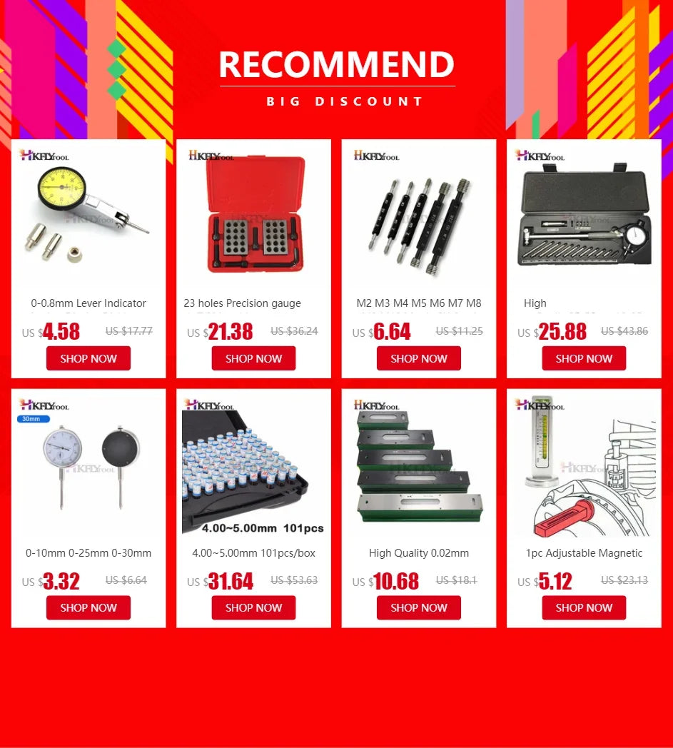 50packs/box thread Thread gauge Thread plug gauge ring gauge Precision External Screw Gage Fine,Pitch Test Tool 1pair