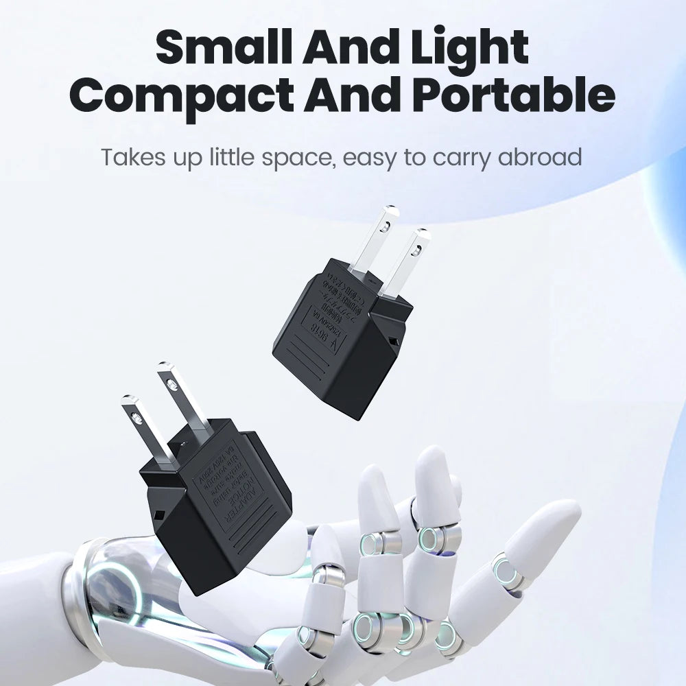 1-10PCS US Electrical Plug Adapter US America To EU European China CN Canada CA Travel Converter Plugs Power Socket AC Outlet