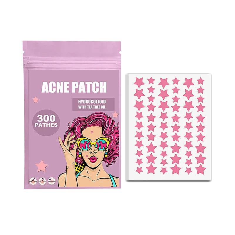 300/600/1200 PCS/SET Star Pimple Patch Acne Colorful Invisible Acne Removal Skin Care Stickers Concealer Face Spot Beauty Viralgem Store