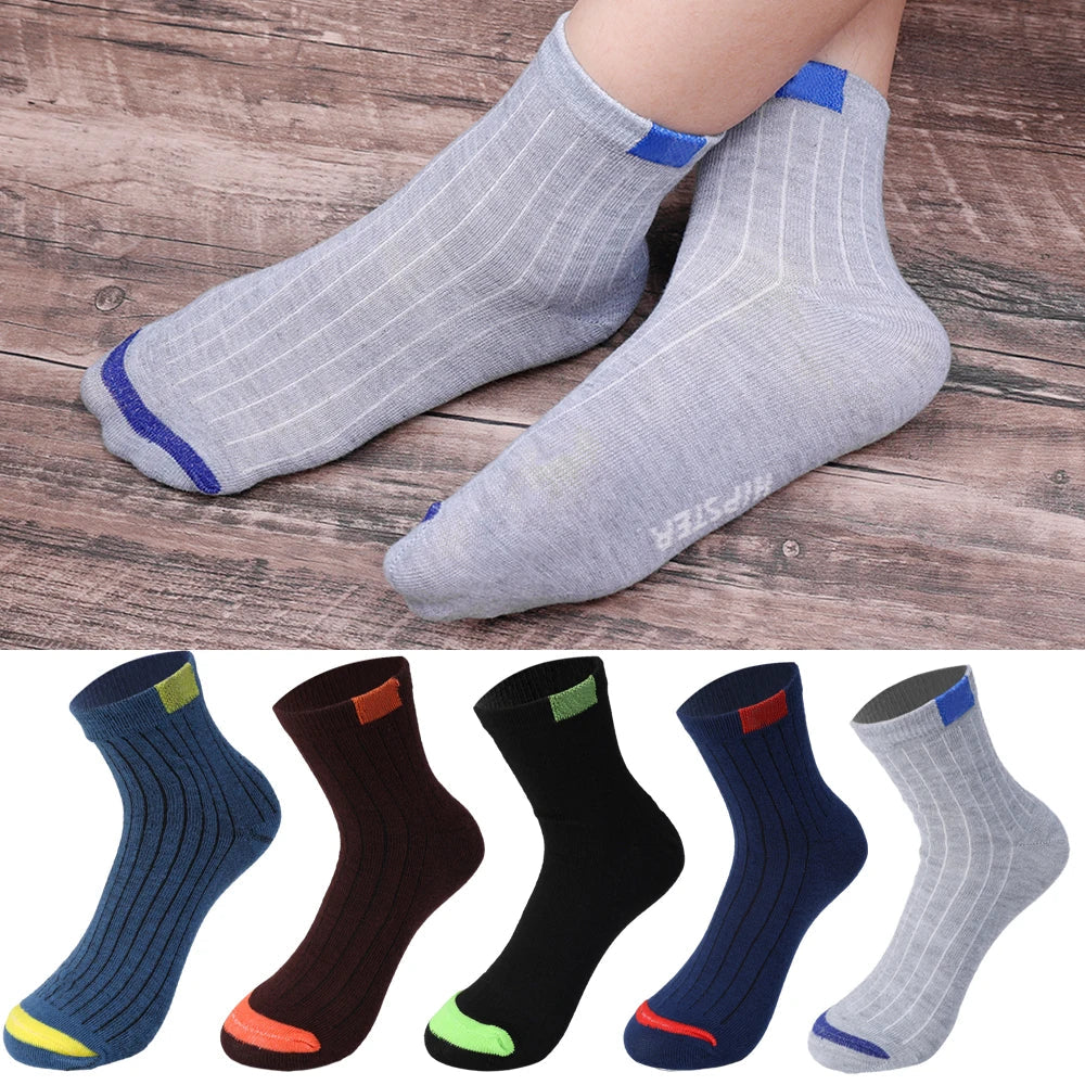1/5pairs High Quality Men's Socks Casual Breathable Run Sports Socks Male Cotton Socks Winter Black Socks Men Large Size 38-45 Viralgem Store