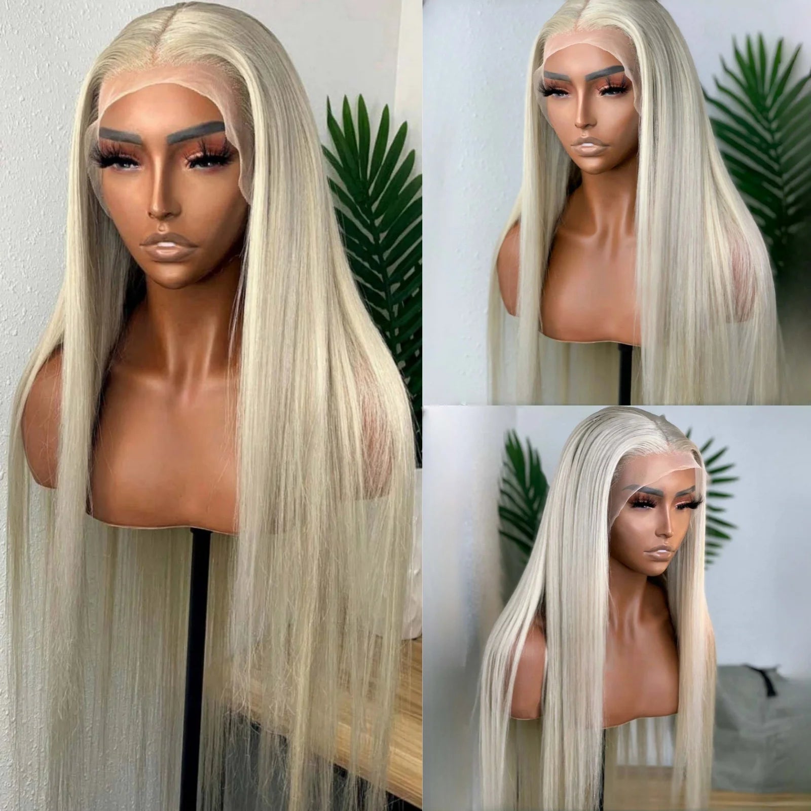 13X4 Dark Green Lace Front Wig Long Straight Synthetic Wig Long Green Colored Hair Lace Frontal Wigs for Women Heat Fiber Viralgem Store