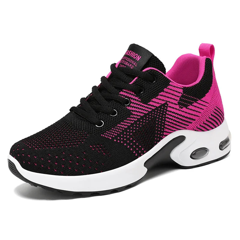 Sports shoes Women's new women's shoes summer large size casual comfortable breathable lace-up sports running shoes
