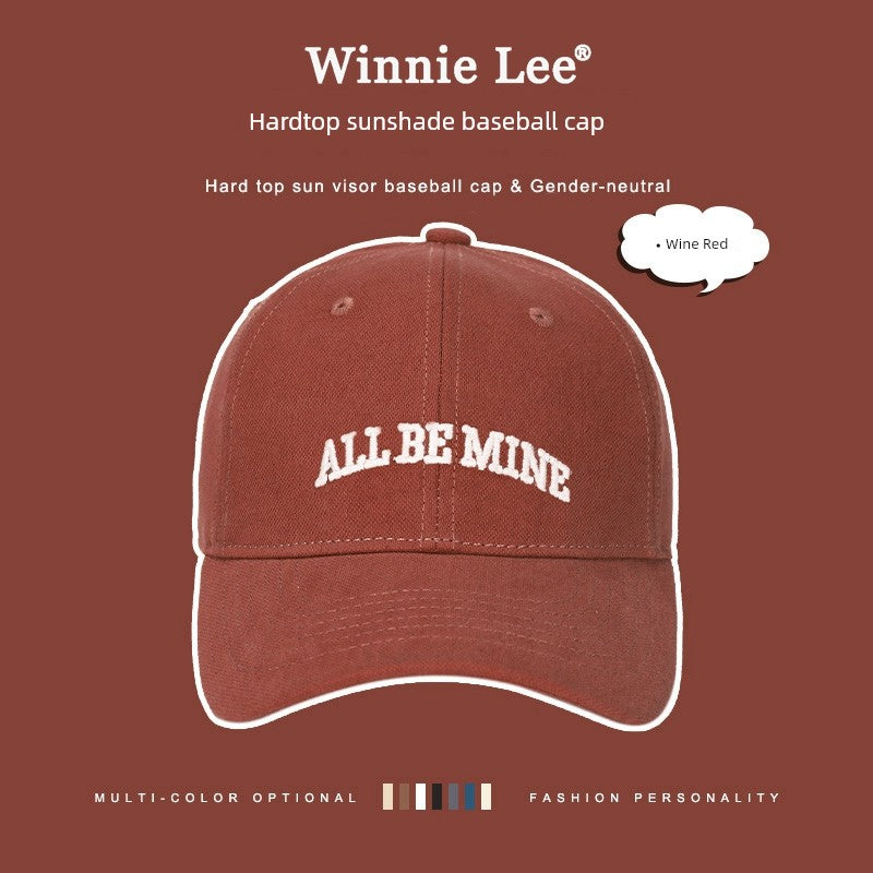 Winnie Lee Face-Looking Little Girl Deepening Hard Top Hat