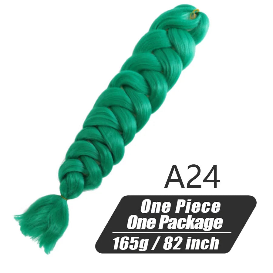 Xpression Crochet Hair Jumbo Braids Hair Kanekalon Expression Hair for Braids Synthetic Braiding Hair Extensions For Women