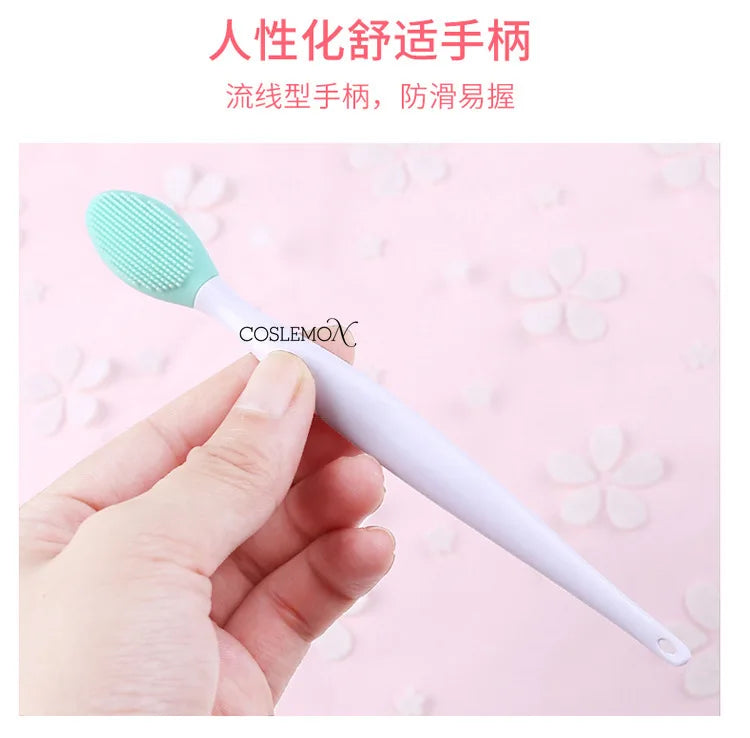 1/3pcs Silicone Cleansing Brush Beauty Skin Care Wash Face Blackhead Removal Scrub Soft Deep Cleaning Exfoliator Cleanser Tool
