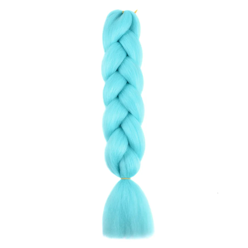 24 Inches DIY Jumbo Braiding Hair Synthetic Hair Extensions Afro Ombre Crochet Braid Hair Wholesale For Women