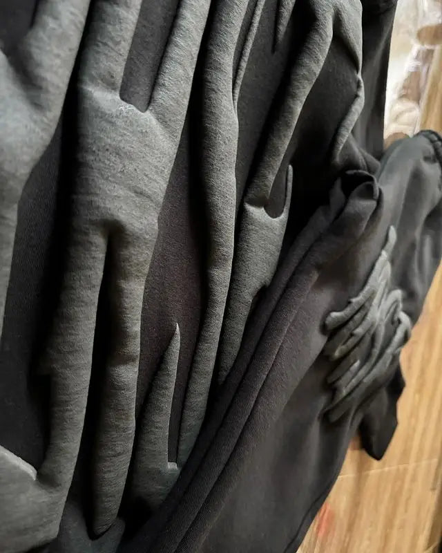 Women Letter Printed Hoodies Harajuku High Street Hooded Sweatshirts Y2K Streetwear Hip Hop Gothic Zip Up Loose Jacket Coats