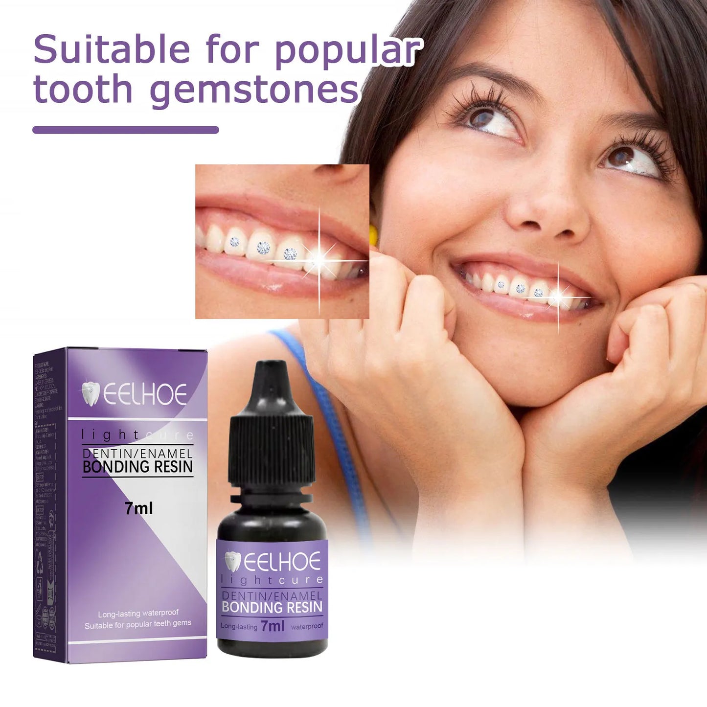 Tooth Gem Glue Dental Adhesive for Tooth Gems Diamond Kit Glue Teeth Crystal Jewelry Sturdy Tooth Jewelry Orthodontic Gel