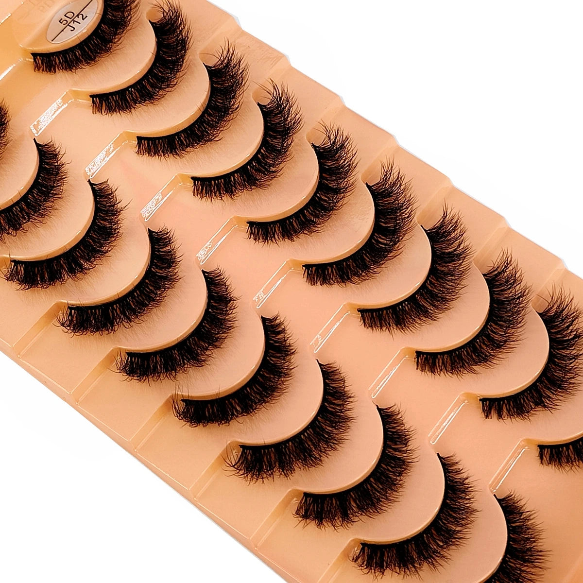 10 Pairs 3D Faux Mink Lashes Fluffy Soft Beauty Wispy Natural Short False Eyelashes Curly lashes Makeup Classic Thick eyelashes