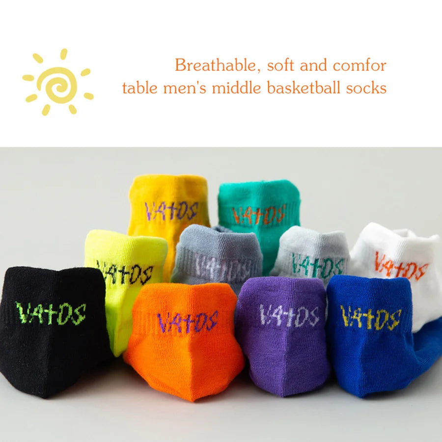 5 Pairs Men's Ankle Socks Bright Color No Show Socks Men Breathable Street Fashion Sport Invisible Travel Running Socks Viralgem Store
