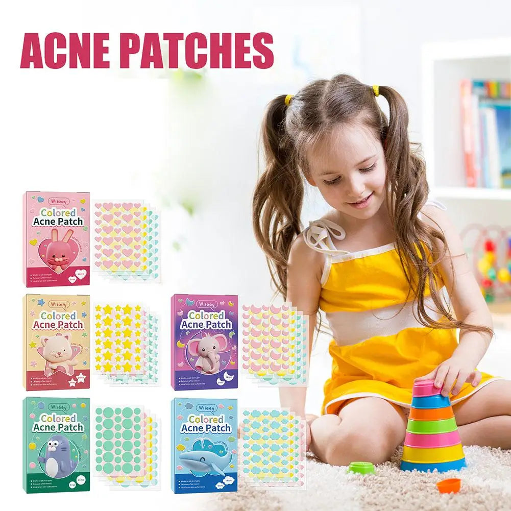144PCS Star Pimple Patch Acne Colorful Invisible Acne Removal Skin Care Stickers Concealer Face Spot Beauty Makeup Tools Viralgem Store