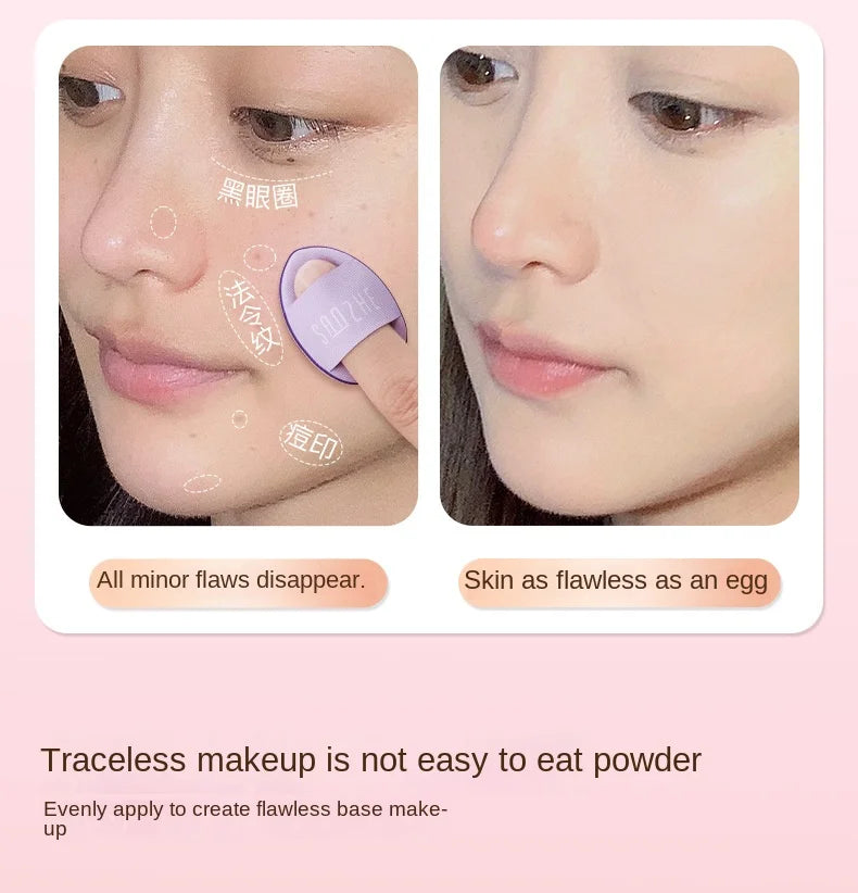 10Pcs Mini Finger Puff Foundation Small Air Cushion Powder Sponge Face Concealer BB Cream Cosmetic Applicator Makeup Tools Viralgem Store