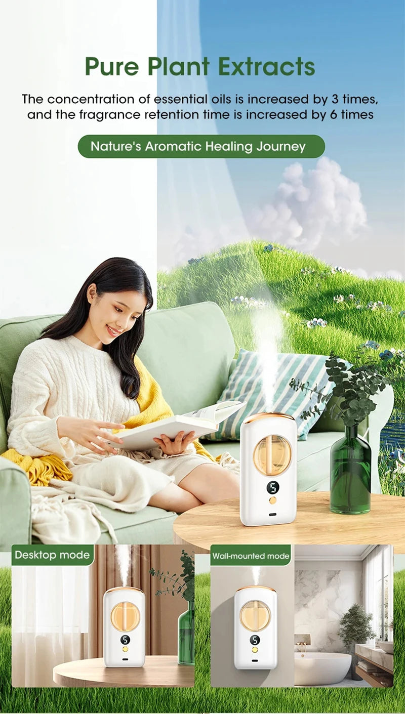 Xiaomi Smart Aromatherapy Machine Air Freshener Purifier Automatic Sprayer Essential Oil Perfume Diffuser Living Room Deodorizer Viralgem Store