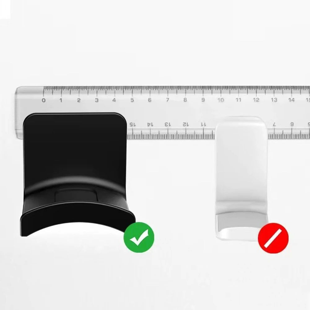 Universal Headphone Stand Adhesive Headphone Hanger Headphone Holder for Easy Damage-Free Wall Desk Or PC Mounting