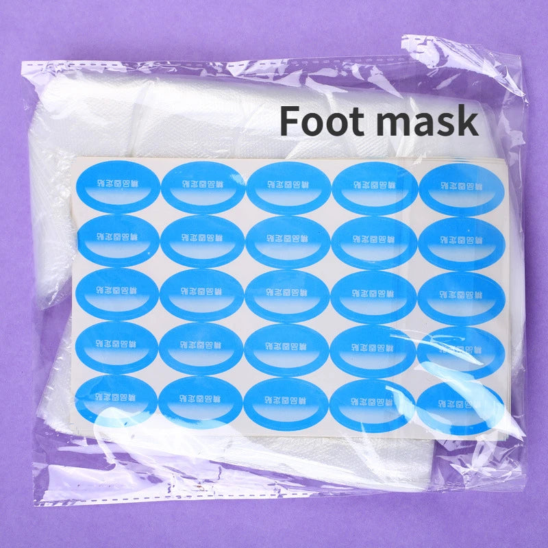 100pcs Masks Wrap Face Plastic Film Full Face Cleaner Mask Neck Stickers Paper Disposable Transparent Facial Beauty Makeup Tools