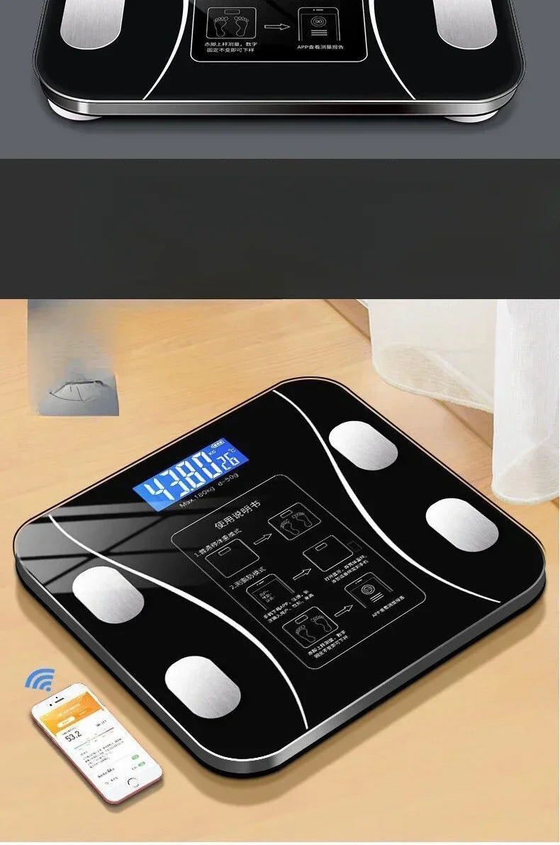 Special electronic scale for body management and fat loss smart mode Bluetooth body fat scale home weight scale ultra-precis NEW Viralgem Store