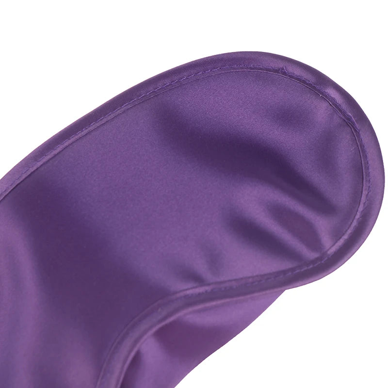 1PC Silk Eye Mask Eyeshade Cover Shade Soft Blindfold Travel Eyepatch Natural Sleeping Eye Patch Sleep Mask Women Men