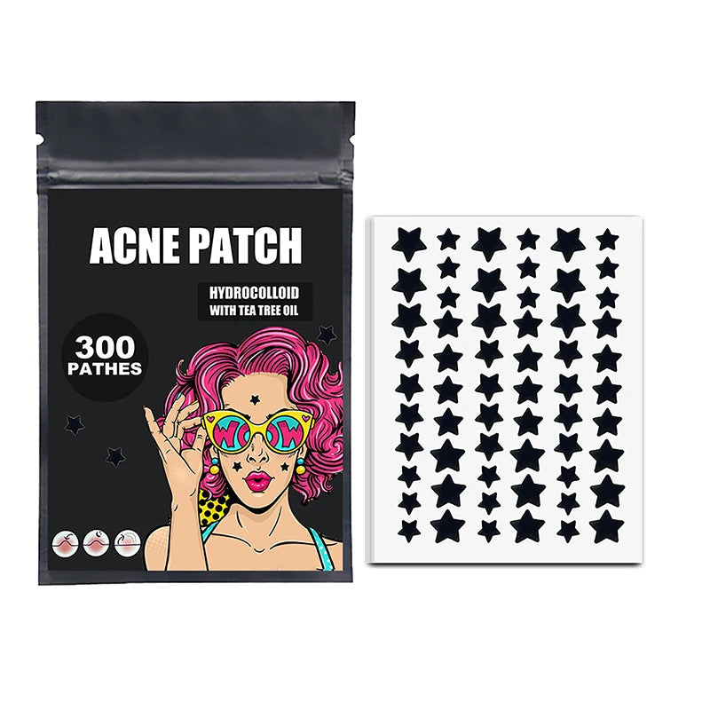 300/600/1200 PCS/SET Star Pimple Patch Acne Colorful Invisible Acne Removal Skin Care Stickers Concealer Face Spot Beauty Viralgem Store