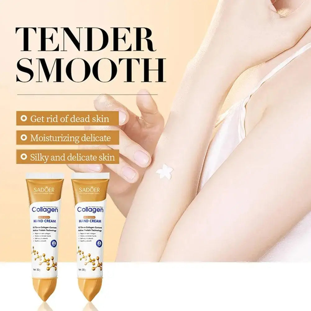 30g Hand Cream For Collagen Essence Anti-Aging Anti-crack Repair Moisturizing Anti-wrinkle Nourish Exfoliating Calluses Handcare Viralgem Store