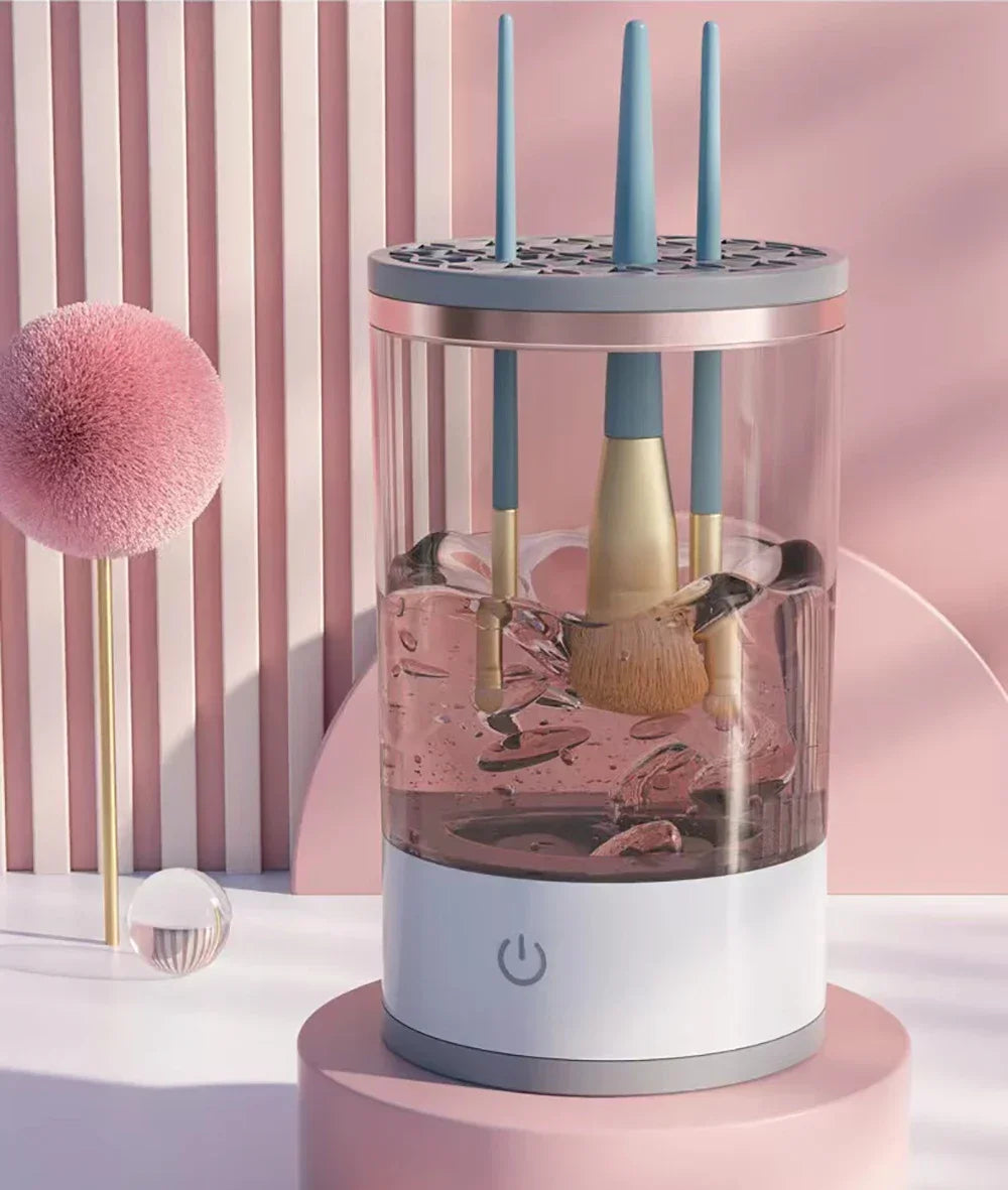 USB Electric Makeup Brush Cleaner Portable 3 In 1 Makeup Brushes Drying Rack Lazy Cleaning Brush Washer Quick Dry Tool New Viralgem Store