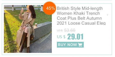 2024 Autumn Korean Mid-length Trench Coat Women Fashion Contrast Color Patchwork Spring Windbreaker Coat Female Windproof Jacket Viralgem Store