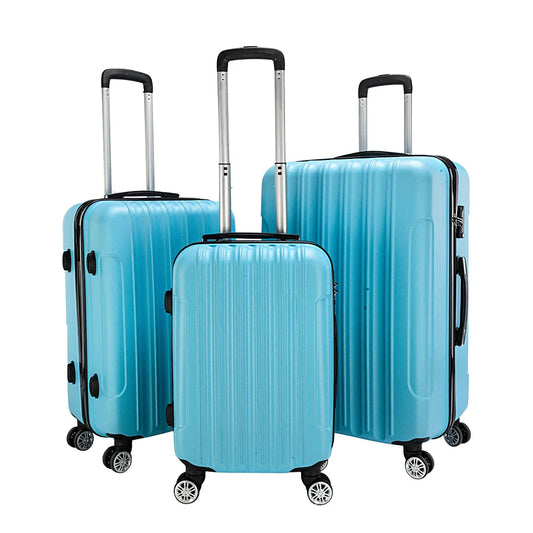 3-in-1 Multifunctional Large Capacity Traveling Storage Suitcase Blue  carry on luggage  suitcase set Large capacity suitcase Viralgem Store