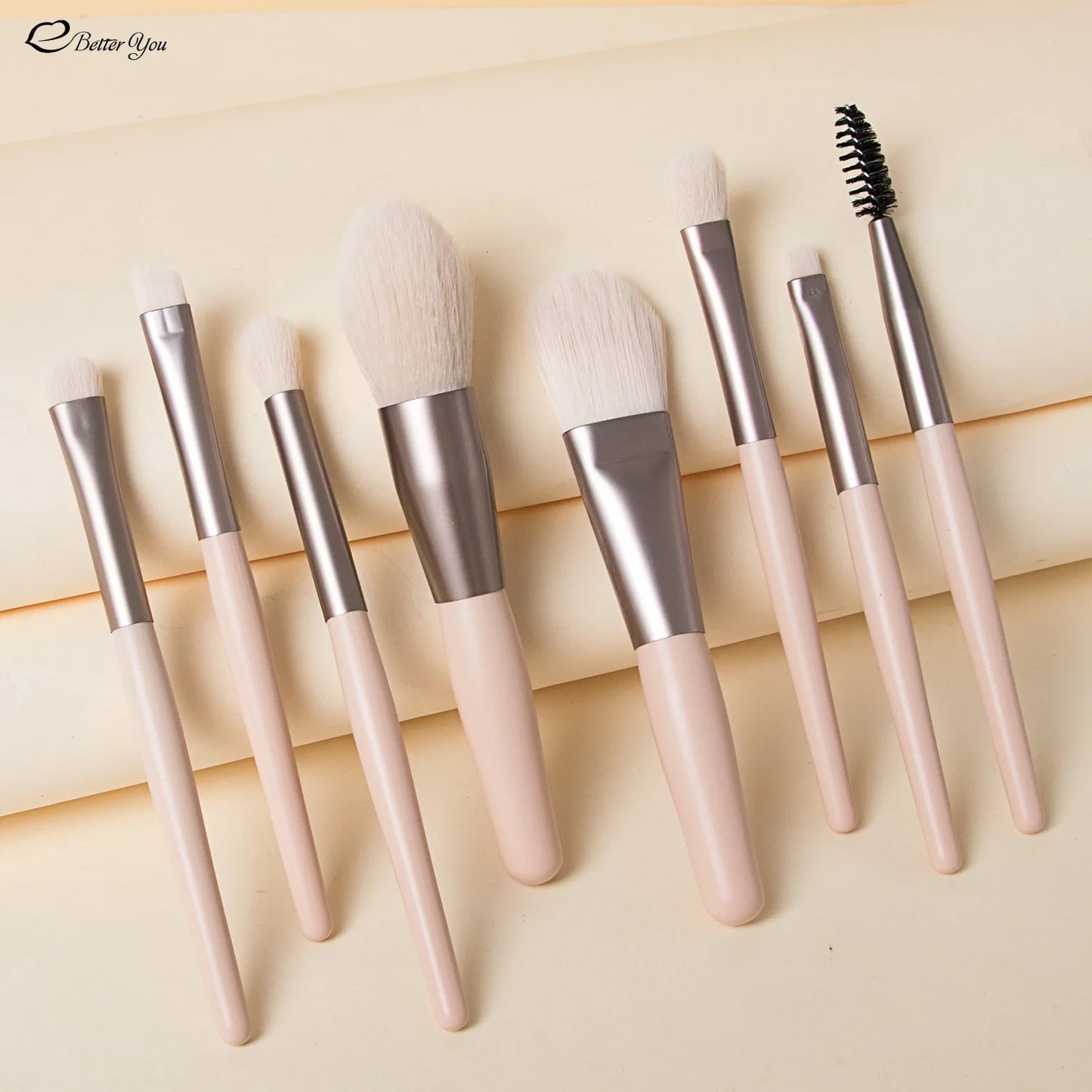 8Pcs Professional Makeup Brushes Set Cosmetic Powder Eye Shadow Foundation Blush Blending Concealer Beauty Make Up Tool Brushes