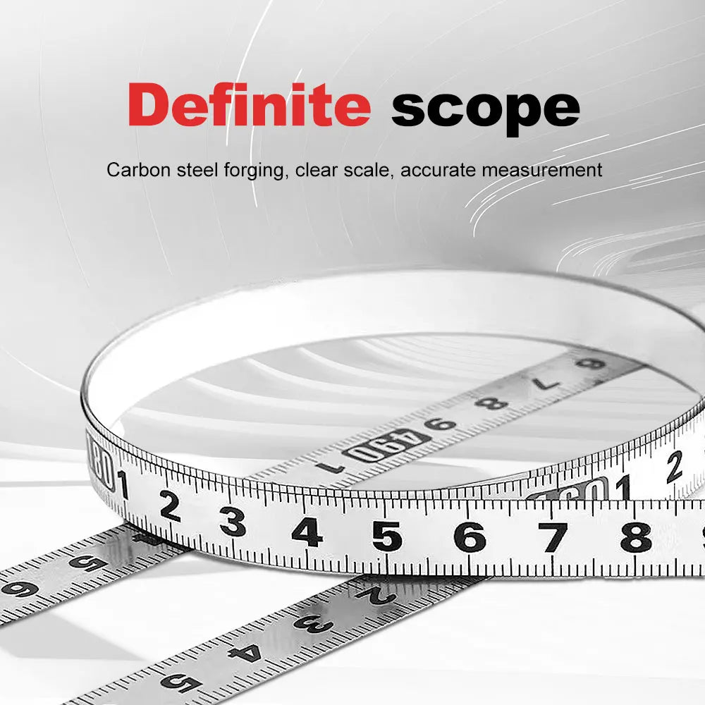 Sticky Ruler Scale With Glue Sticker Woodworking Guide Rail Self-Adhesive International Standard Scale Tape Measure Flat Ruler