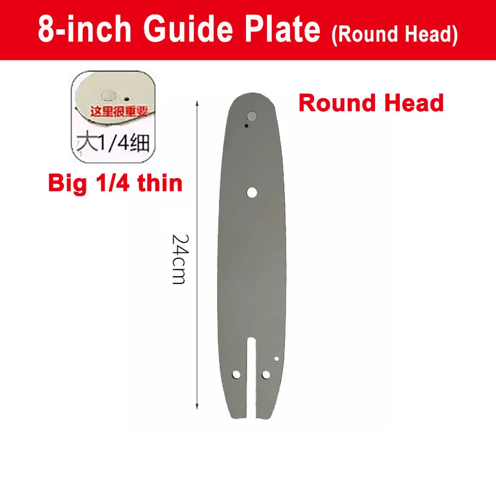 4/6/8/10 Inch 1/4 Chainsaw Chain Guide Portable Electric Saw Mini Chainsaw Logging Saw Blade Pruning Chain Saw Chain Accessories