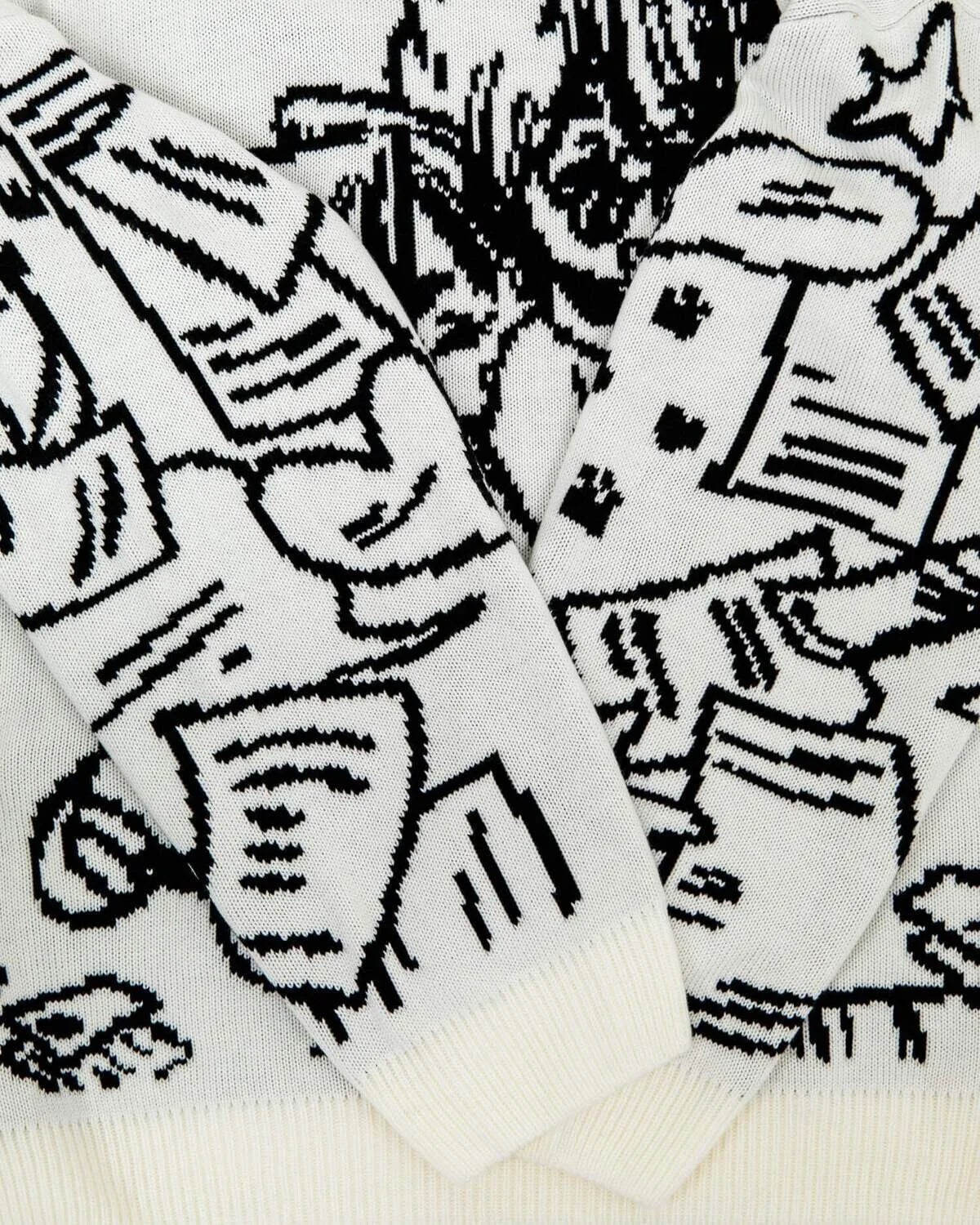 Vintage Cartoon Knitted Sweaters Men Casual Oversized Fashion Women Streetwear Tops Harajuku Pullover Y2k Aesthetic Clothes Goth