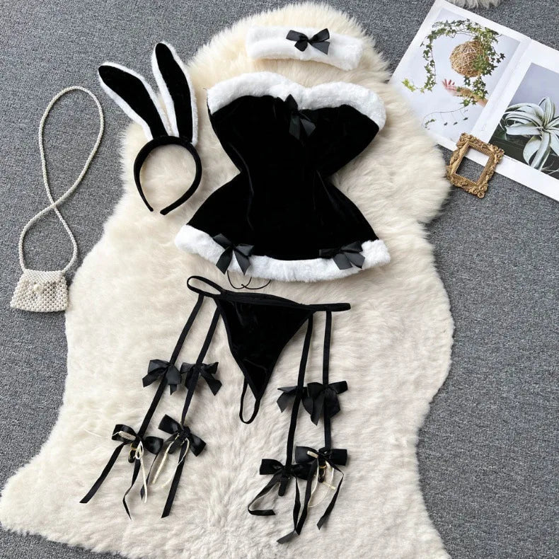 Women's Bras Women's Underwear Sets y Lingerie Outfit Bra And Panty Set Woman Clothes Attractive Chest Suspenders Below Viralgem Store