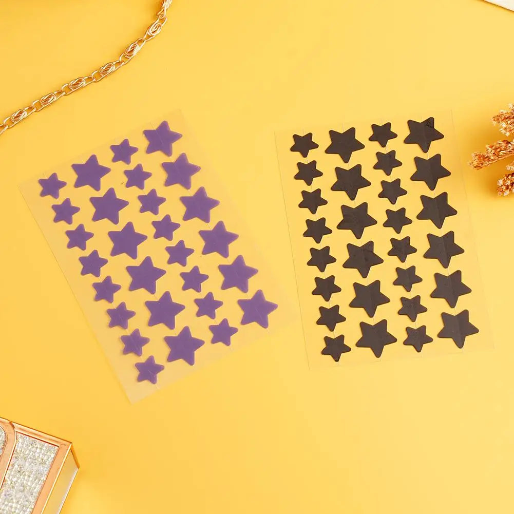 28Pcs Colorful Cute Star Shaped Acne Treatment Sticker Invisible Acne Cover Removal Pimple Patch Skin Care Viralgem Store