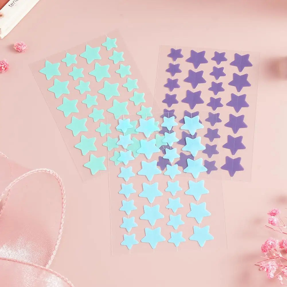 28Pcs Colorful Cute Star Shaped Acne Treatment Sticker Invisible Acne Cover Removal Pimple Patch Skin Care Viralgem Store