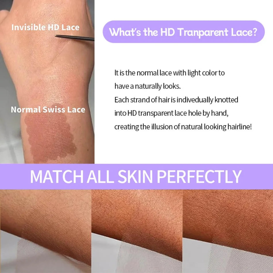 200% Density Bone Straight Blonde Ombre Highlight Wig HD Lace 13x6 Brazilian Human Hair Frontal Wig for Women Colored Hair Wig