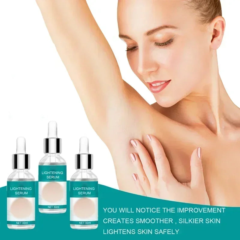 2025Dark knuckles whitening serum Elbows Armpit Beaching Serum Private parts whitening essence Lightens Elbows Knees Underarms Viralgem Store
