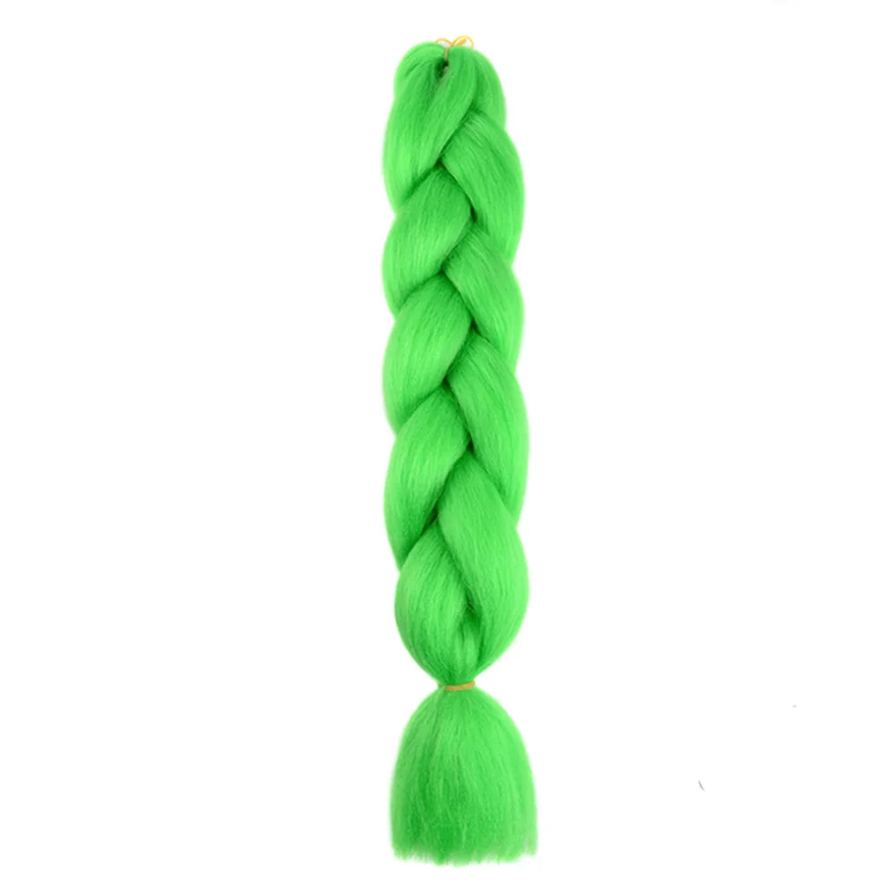 24 Inches DIY Jumbo Braiding Hair Synthetic Hair Extensions Afro Ombre Crochet Braid Hair Wholesale For Women