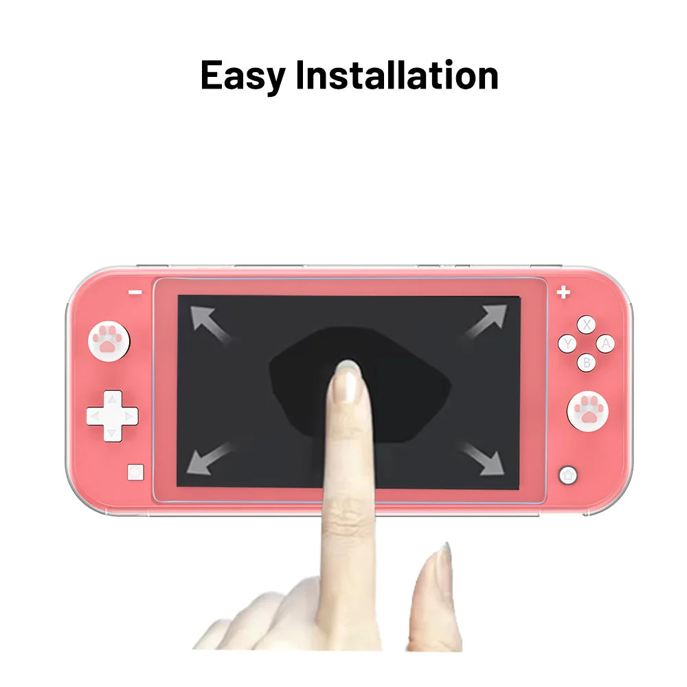 2 Pcs Tempered Glass Switch Screen Protector Premium HD Clear Anti-Scratch Screen Protector for NS Switch/lite/OLED