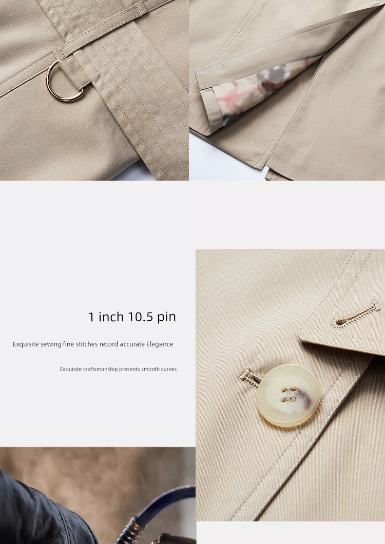 SOURCE Factory Dfvf Quanzhixian Chameleon Chelsea 2.0 Long Trench Coat Waterproof Anti-Wrinkle Elegant British Viralgem Store