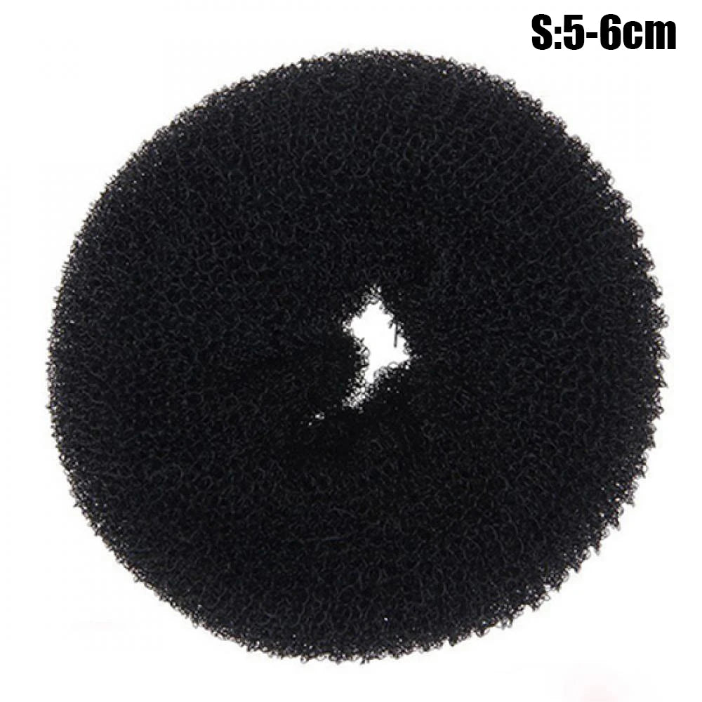 3Colors Magic Roll Foam Sponge Easy Big Ring Women Hair Bun Maker Donut Hair Styling Tools Hairstyle Hair Accessories For Girls