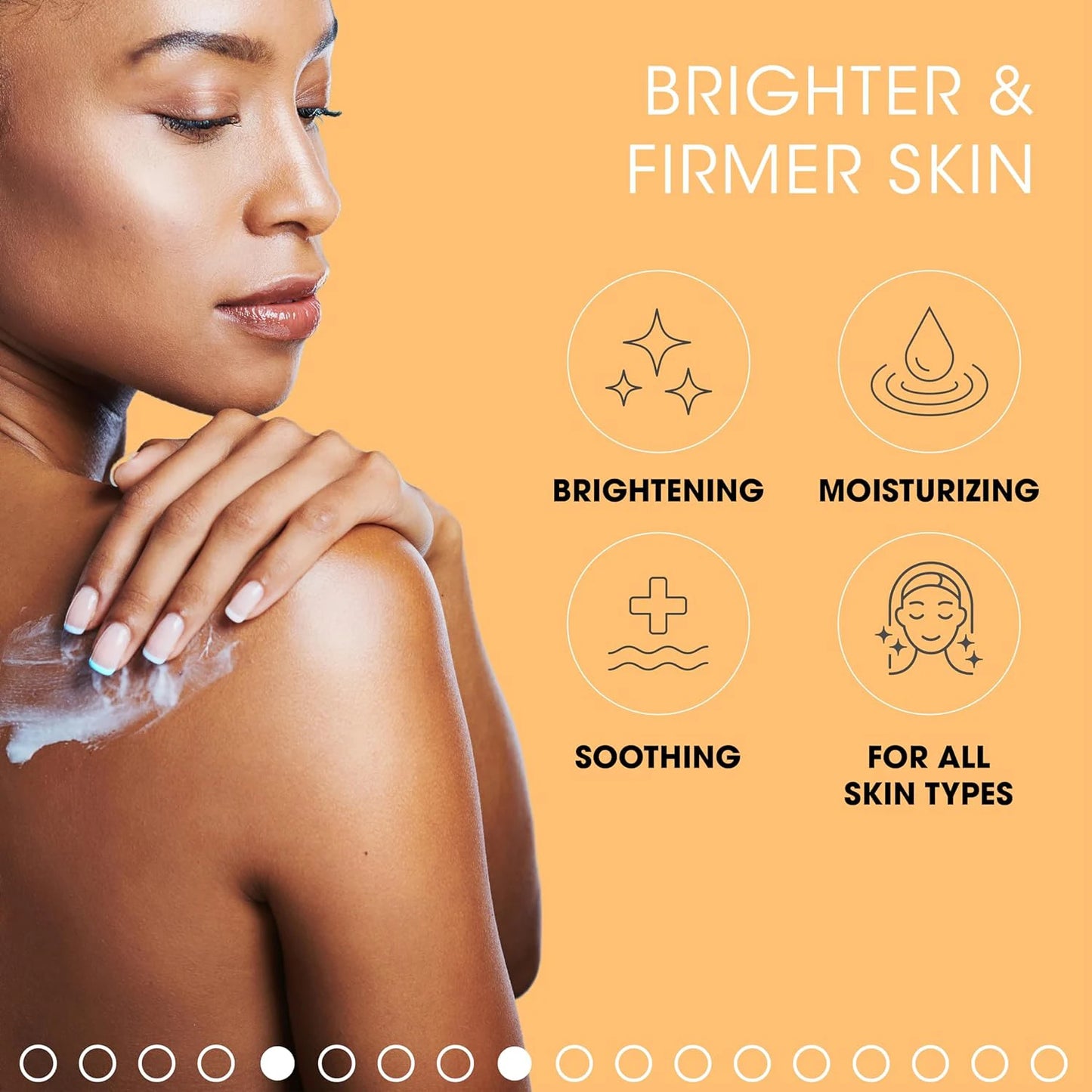 500ml Whitening Body Lotion ALPHA Hydroxy Acids+Vitamin C&E See Results In 3 Days Moisturizing Lightening Body Cream Lotion Skin