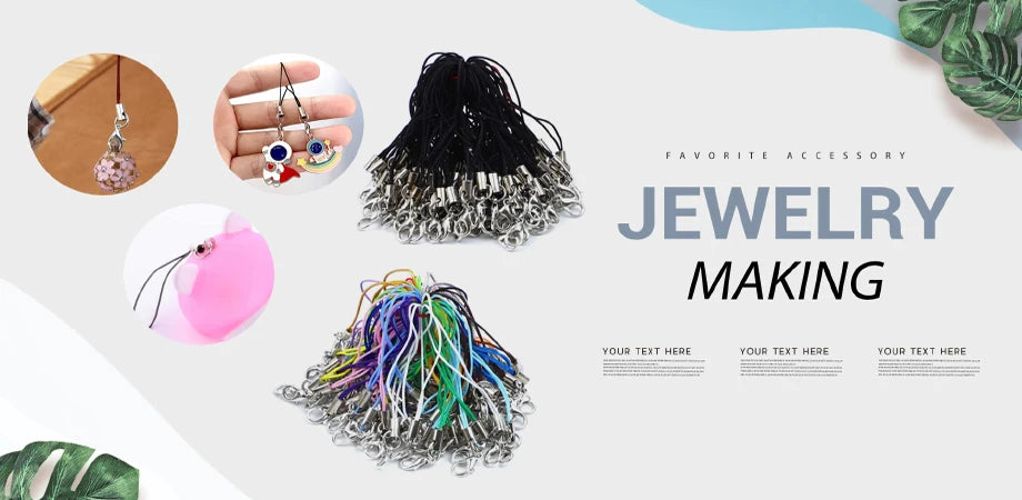 50-200pcs DIY Jewelry Making Accessories Findings Earring Hooks/Jump Rings/Lobster Clasps Craft