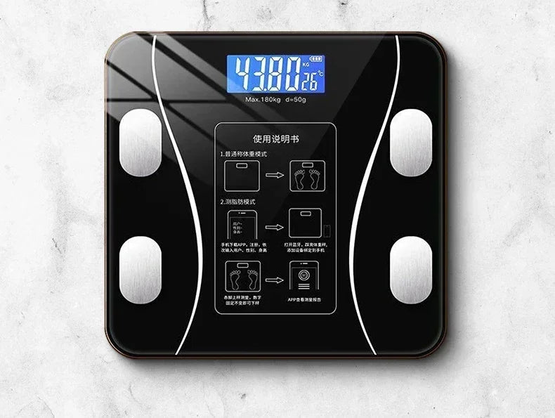 Special electronic scale for body management and fat loss smart mode Bluetooth body fat scale home weight scale ultra-precis NEW Viralgem Store