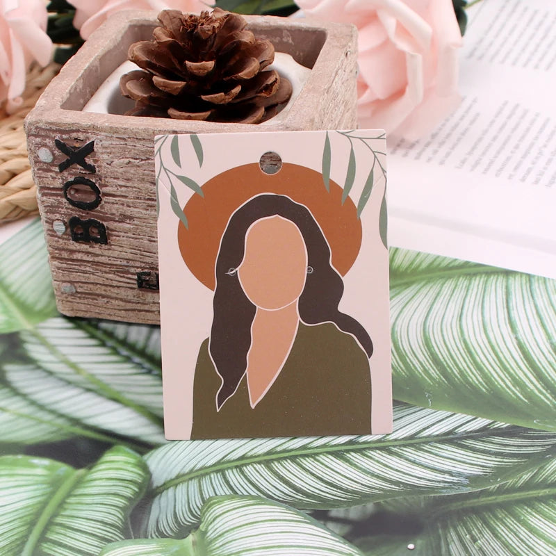 20Pcs/Lot 6x8cm Earrings Display Card Necklace Holder Favor Jewelry Organizer Ear Studs Jewelry Display Packaging Cards Supplies