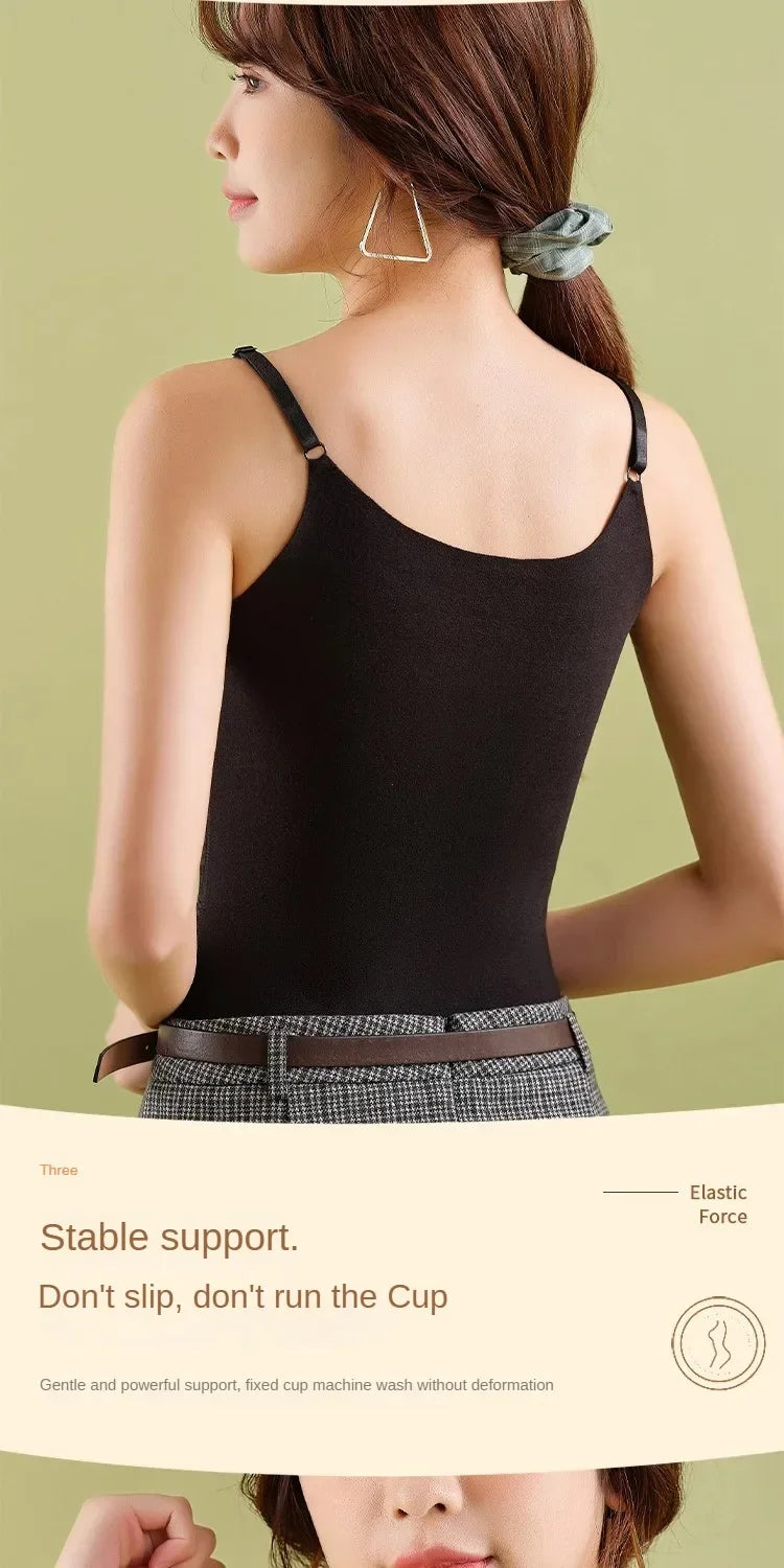 Women's Thermal Underwear Thermal Women Clothing Winter Jersey Blouse Seamless Silk Fever High Elastic Bud Silk Bottom Lining