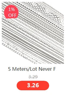 5 Meters/Lot Never Fade Stainless Steel Gold Necklace Chains Bulk For DIY Jewelry Findings Making Materials Handmade Supplies Viralgem Store