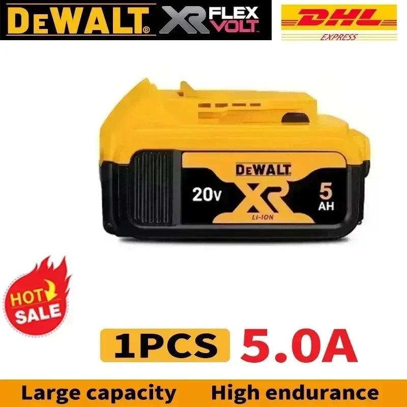 100% Original DEWALT 🔋 20V/60V MAX XR Rechargeable Tool Battery 6Ah/9Ah Compatible with DCB200 Series for Dewalt Tools 👍 Viralgem Store
