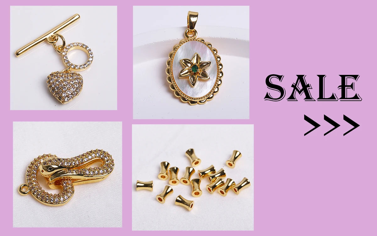 4/5.5MM Brass Cord Ends 18K Gold Plated Clam Shell Bead Tip Ball Chain Crimp Findings For DIY Beading Jewellery Making Supplies