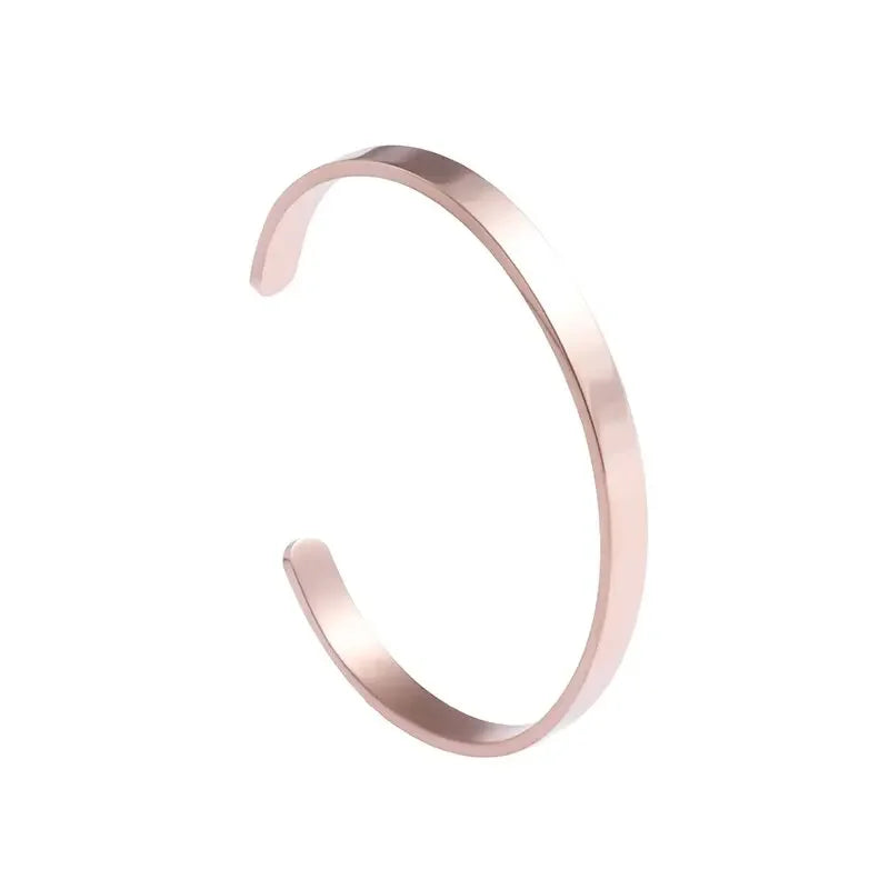 Stylish Geometric Oval Pattern Personalized Men's Open Bracelet Fashion Retro Wide Hand Jewelry Party Gift