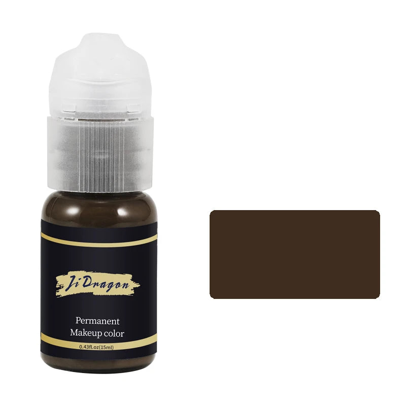 15ml Tattoo ink Pigment Color Paint Set Mix Permanent Makeup Microblading Eyebrow Lip Eyeliner SMP Beauty PMU Body Art Supplies
